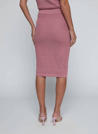 L'Agence - Lacen Pointelle Knit Skirt