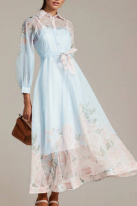 Relvoux - Women's Axelle Floral Print Maxi Dress
