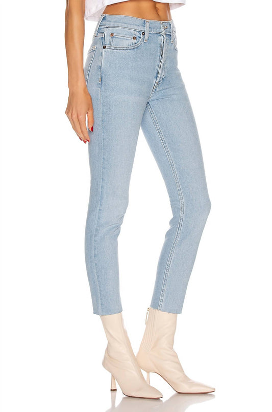 Re/Done - 90S HIGH RISE ANKLE CROP JEANS