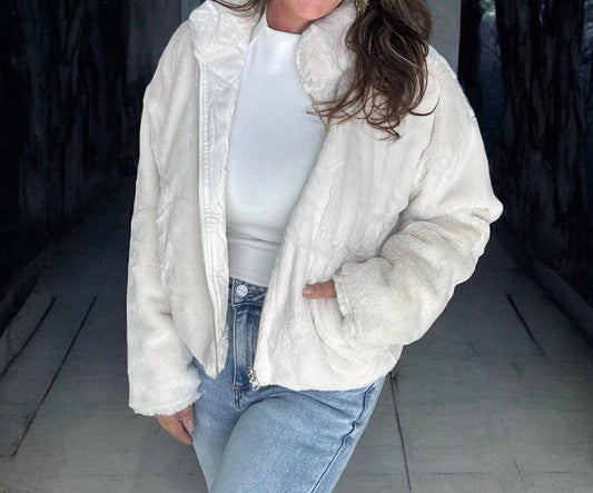 Final Touch - Zipper Front Reversible Jacket