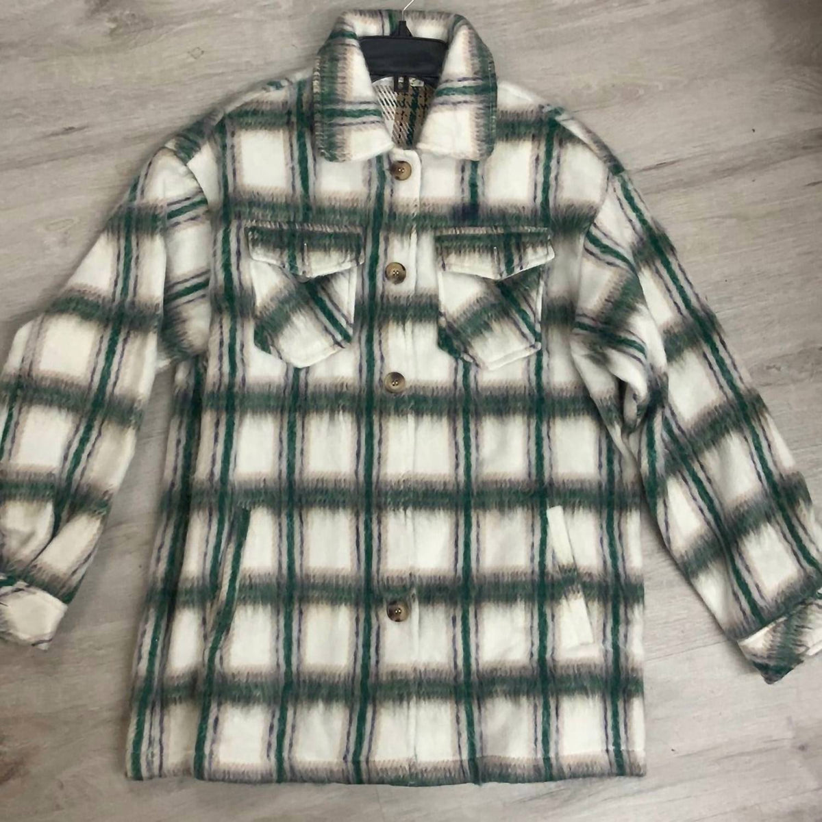 Shop Neighbor - Women's Button Down Furry Jacket
