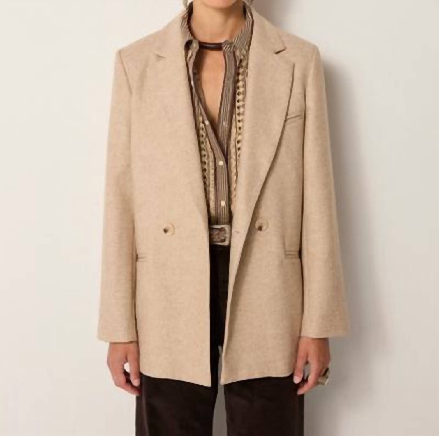 Maison Hotel Anna Blazer in beige - women's jacket