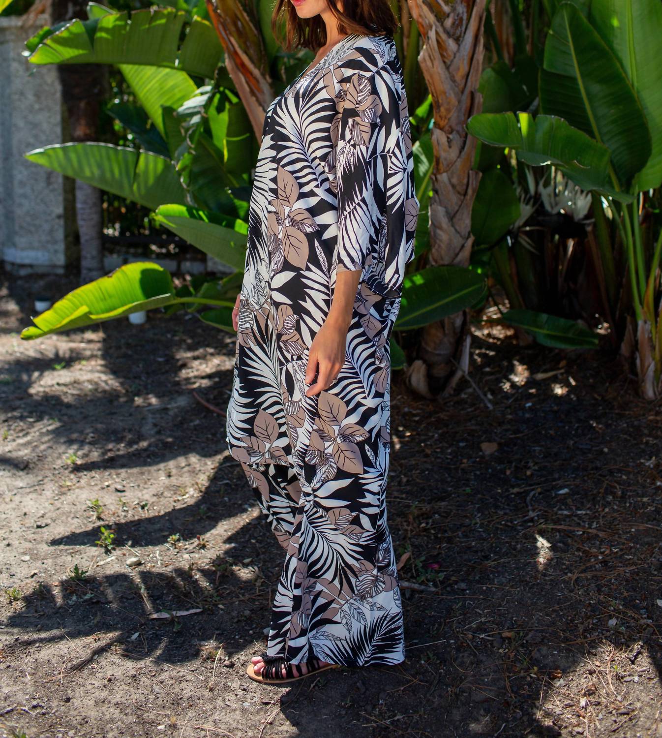 Jennafer Grace - Santiago Noir Tunic Caftan Set