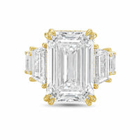 Diana M Jewels - Women's Emerald Lab-Grown Diamond Fashion Ring (8.00 Ct) - Elegant Plus