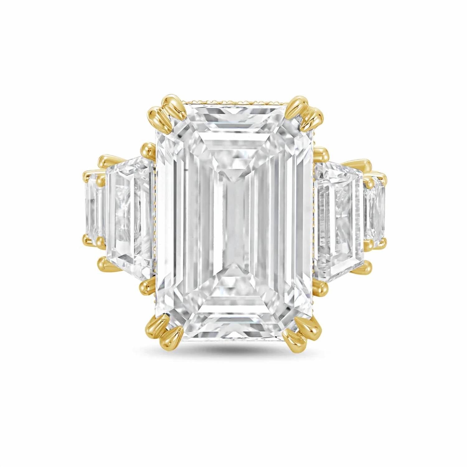 Diana M Jewels - Women's Emerald Lab-Grown Diamond Fashion Ring (8.00 Ct) - Elegant Plus