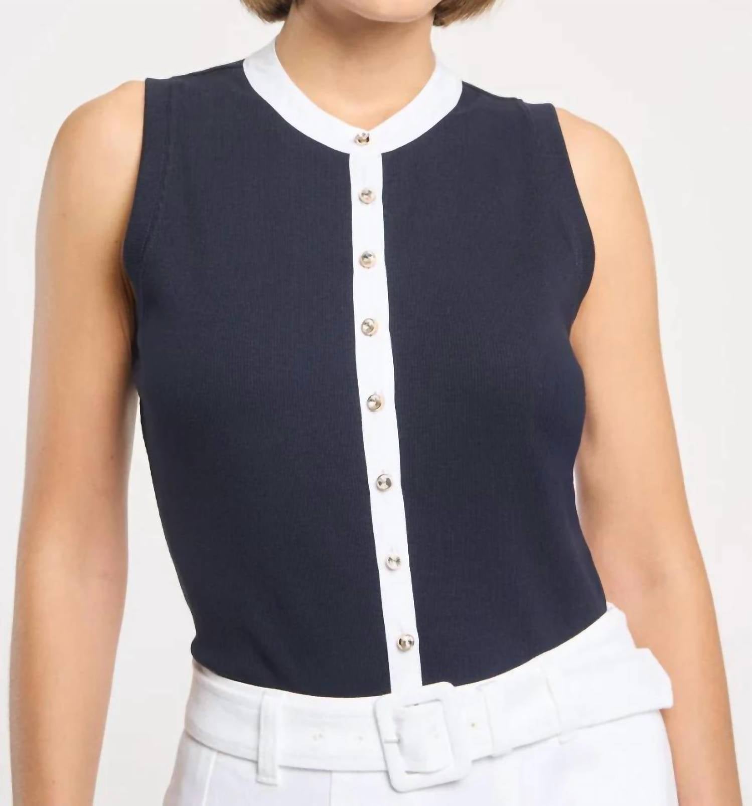 Cinq A Sept - Beverly Sleeveless Knit Top