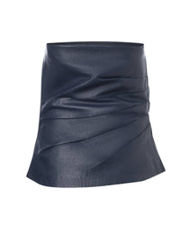 Iris Setlakwe - Women's Leather Bustier Strapless Top