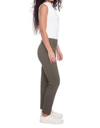 I Love Tyler Madison Chloe Ankle Pants in olive - women's pants - detail view