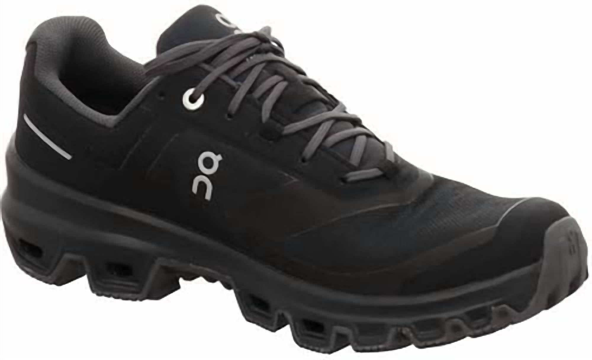 On Women's Cloudventure Waterproof Trainers Shoes in black rock - women's sneaker