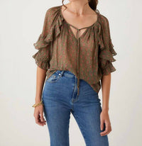 Fifteen Twenty - Ruffle Sleeve Top