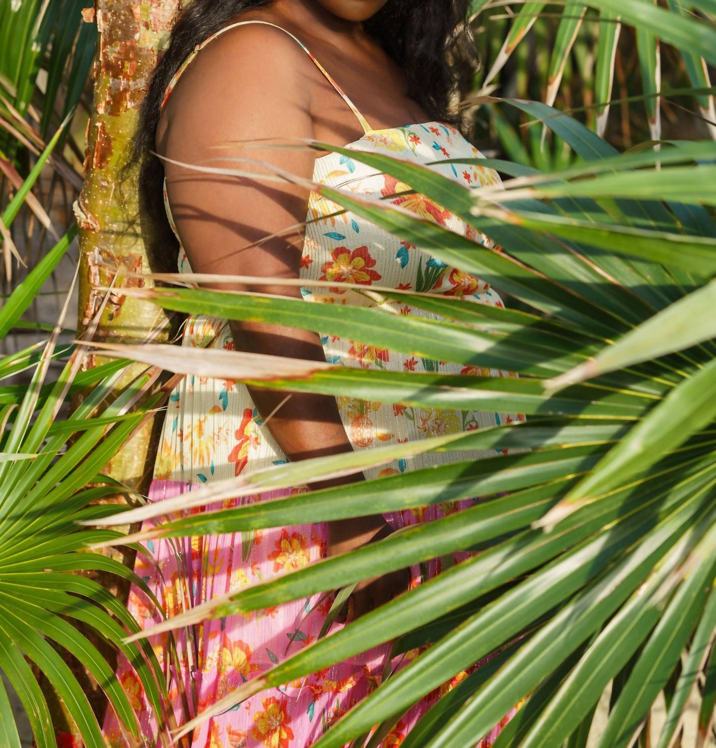 Guapa - Nargis Shimmer Sunset Maxi Dress - Plus