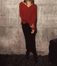 Elan - Falling Fringe Sweater