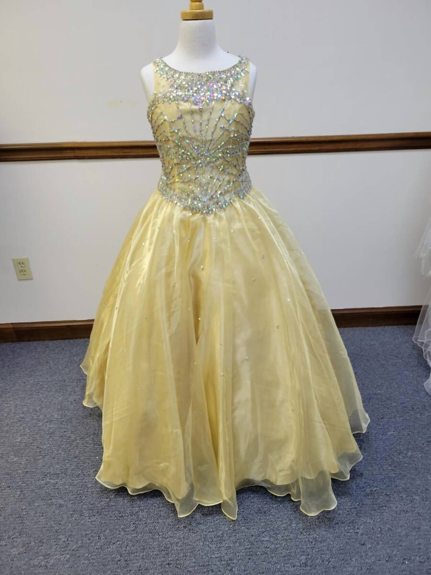 Little Rosie - Girl's Glitz Long Pageant Dress