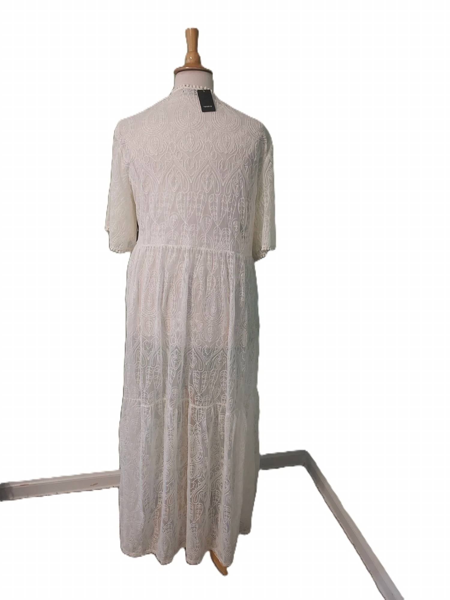 Torrid Insider Collection - Women's Embroiderd Crochet Maxi Duster