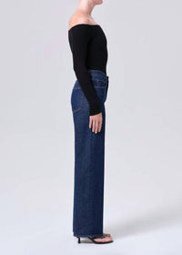 AGOLDE Harper Straight Jeans in reissue - women's jeans - detail view