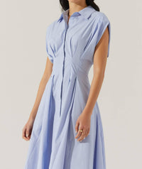 Astr - Beckett Pleated Midi Dress