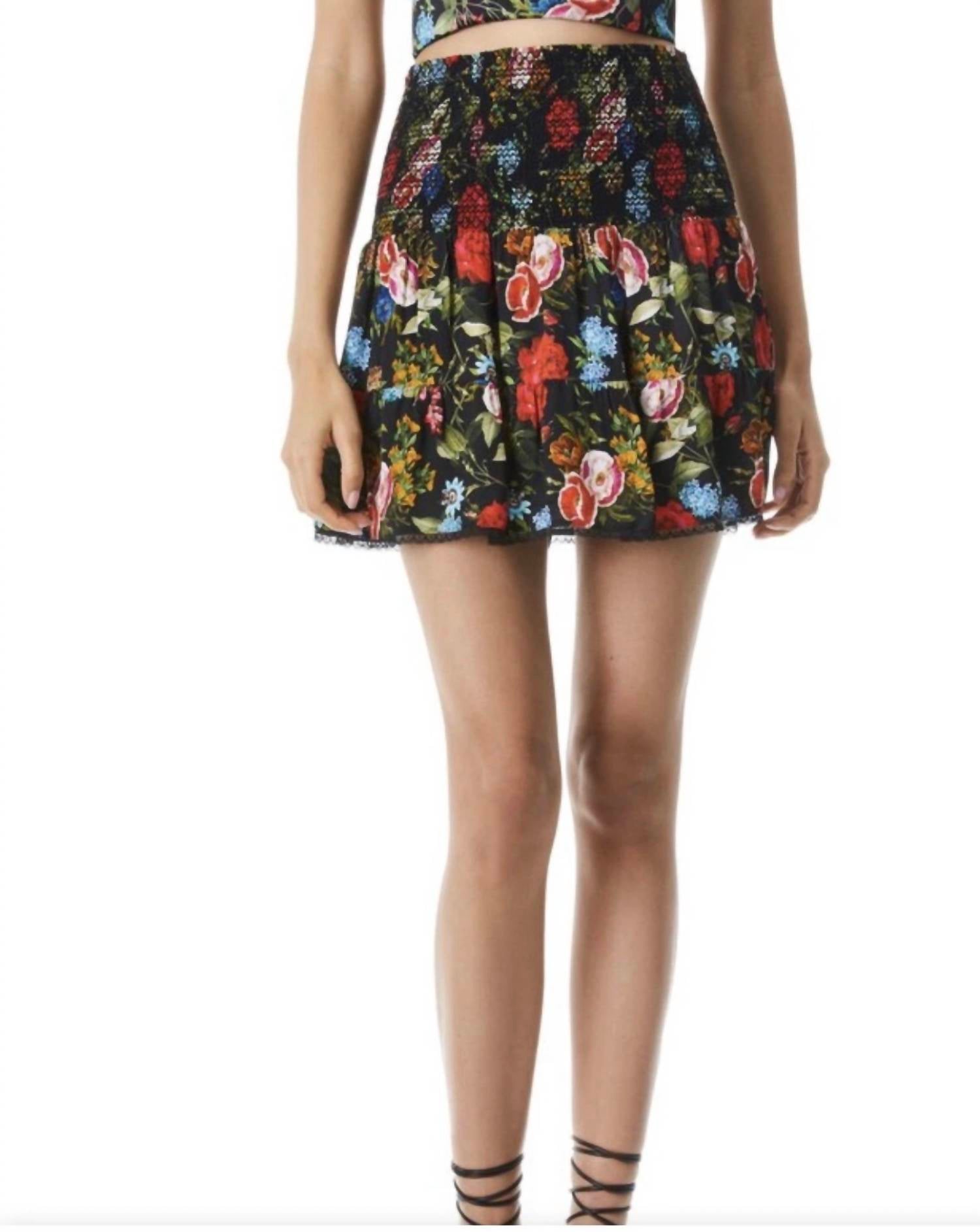 Alice + Olivia - Cooper Smocked Bodice Blouse