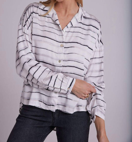 LONG SLEEVE HIGH LOW HEM SHIRT