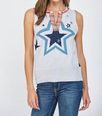 Fate - American Flag Sleeveless Sweater