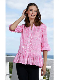 Dizzy-Lizzie - TIZZIE PEPLUM TOP