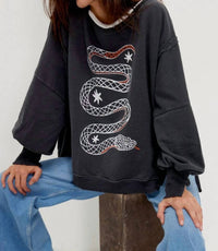 Free People - Graphic Camden Pullover