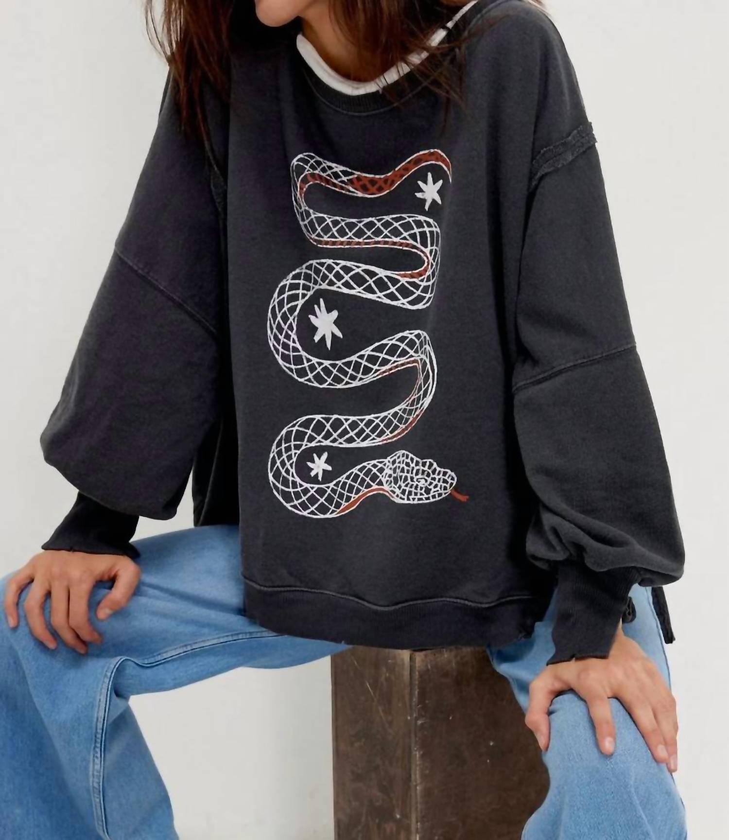 Free People - Graphic Camden Pullover