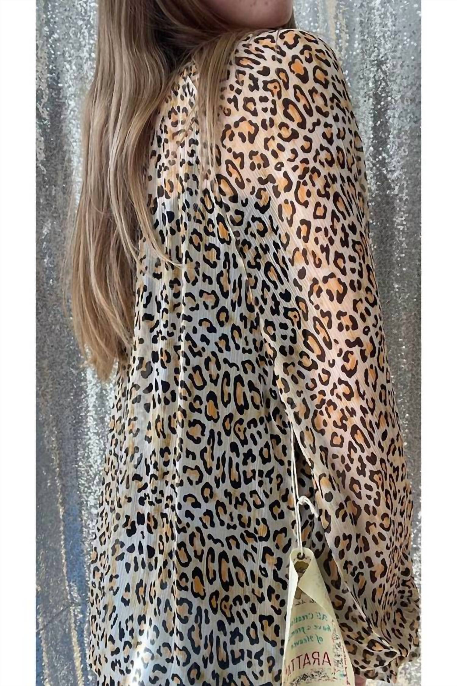 Aratta - Chiffon Blouse With Beaded Tassel Detail