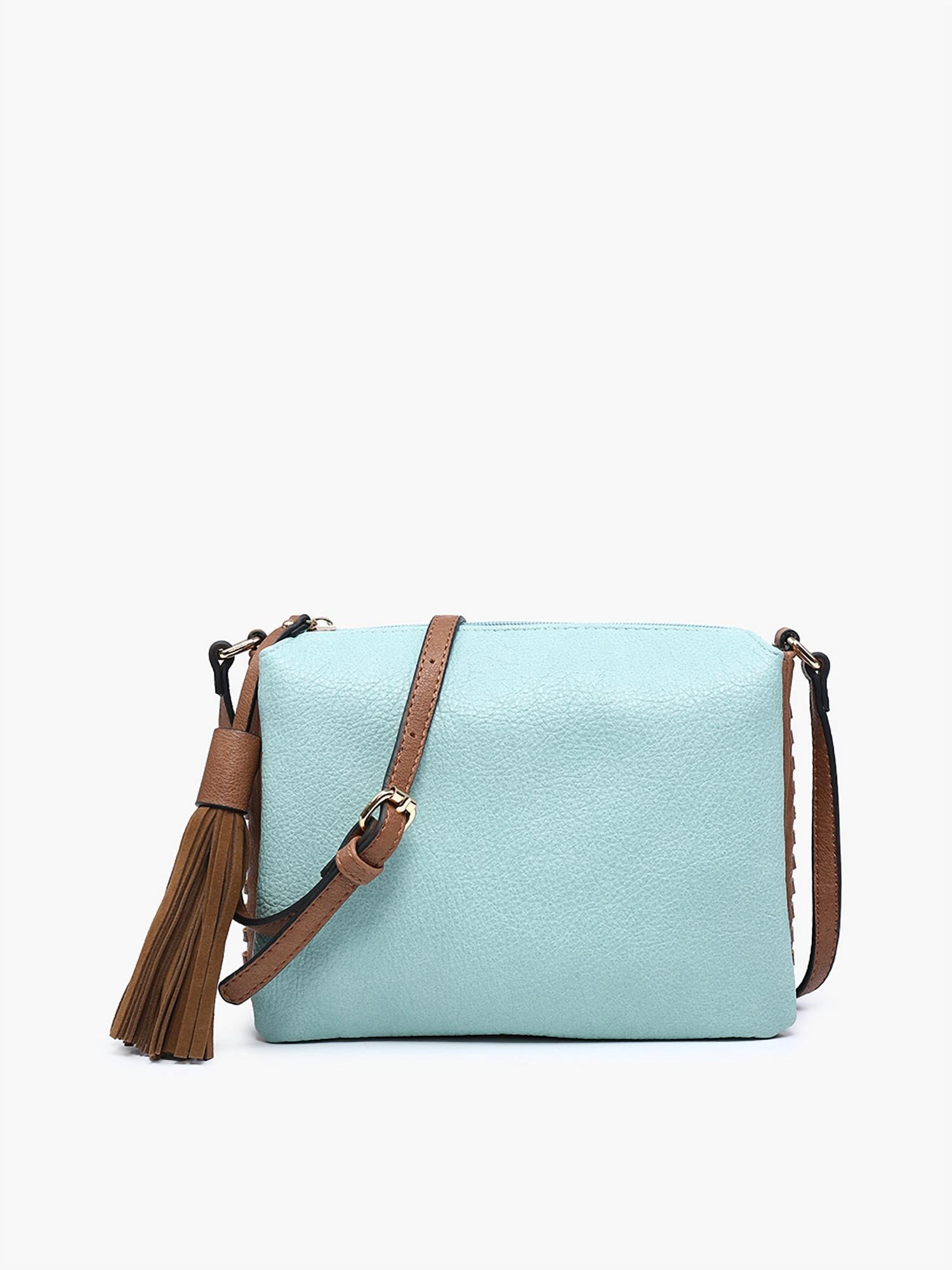 Jen & Co. - Women's The Sabrina Two Tone Crossbody Bag