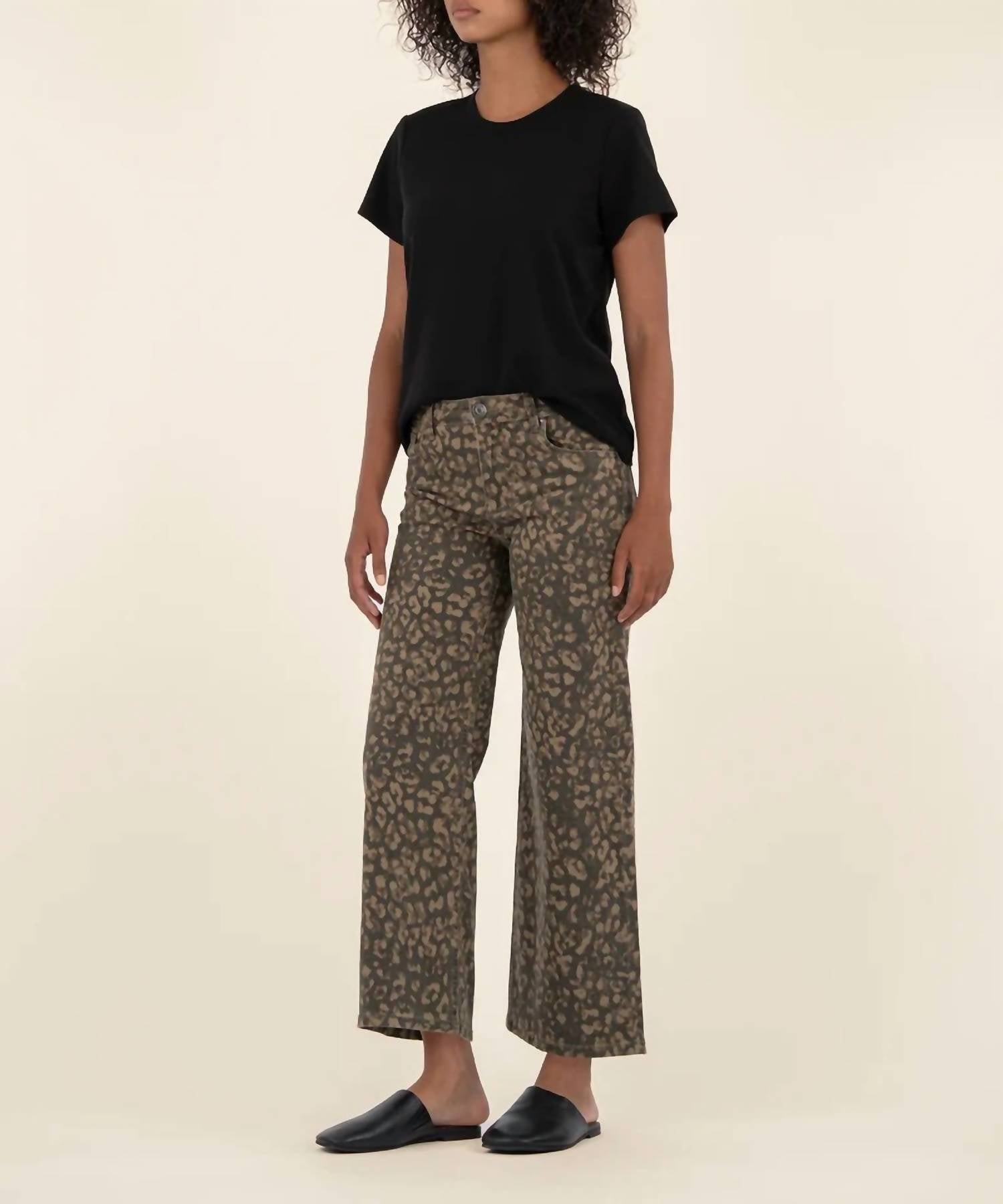 KUT FROM THE KLOTH Ashton High Rise Barrel Leg Jeans in wood - women's jeans - alternate view