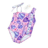 Pete + Lucy - Girls Tropical One Piece Swimsuit