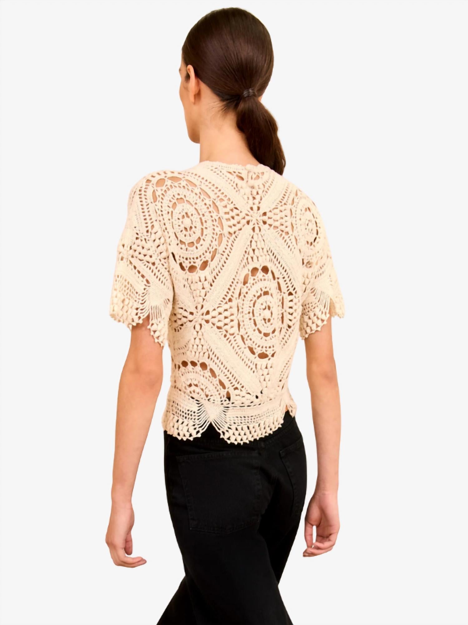 Ulla Johnson - Maddalena Crocheted Top