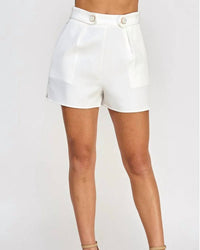 Milk & Honey - Alba Button Detail Shorts