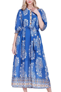 Joy Joy - Pin Tuck Maxi Dress