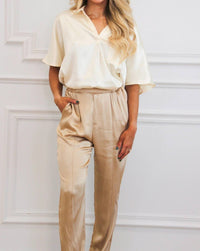 Do+Be - Vita High Waisted Satin Pants