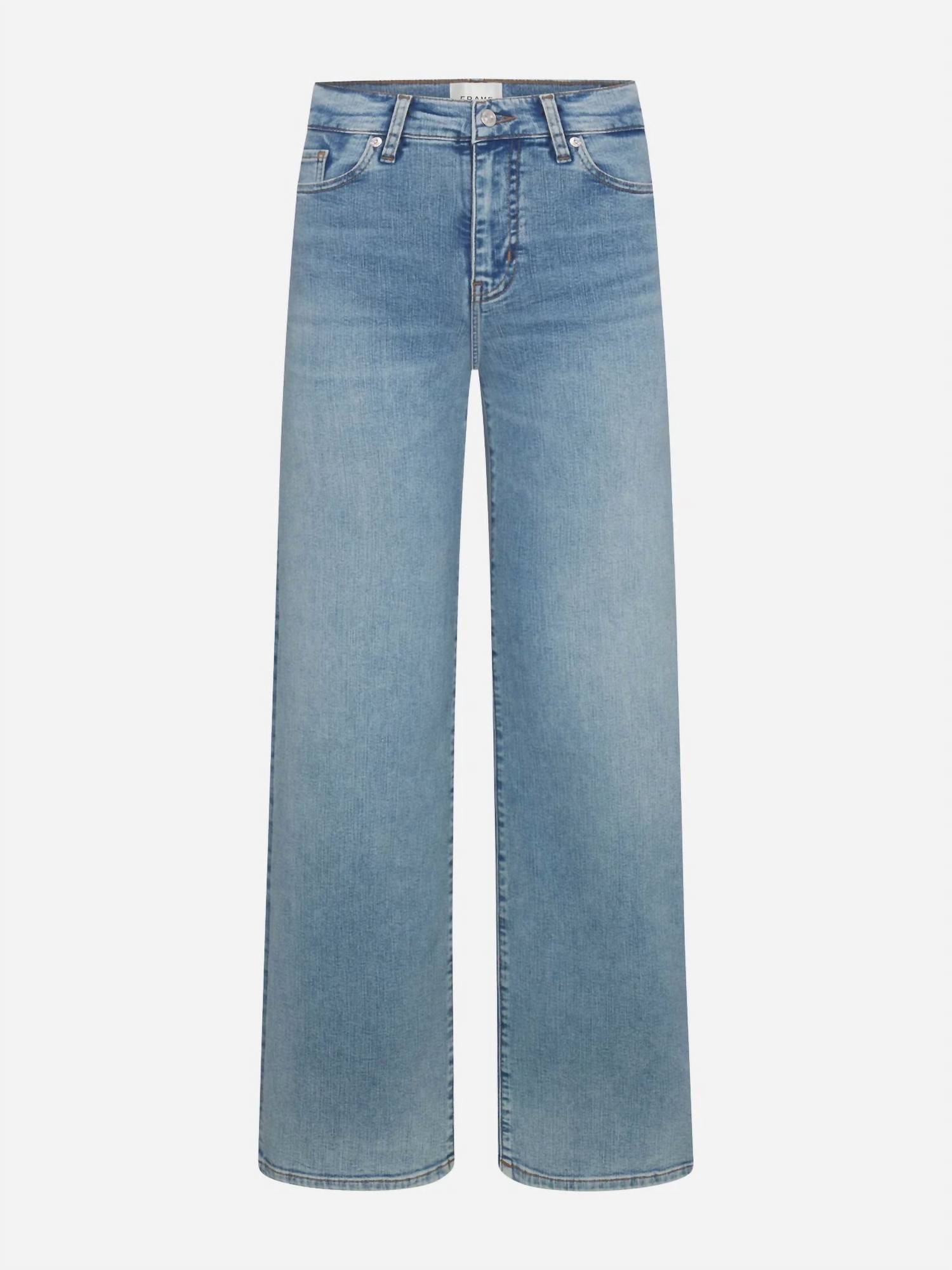 FRAME Le Slim Palazzo Jeans in ripple - women's jeans - view 6