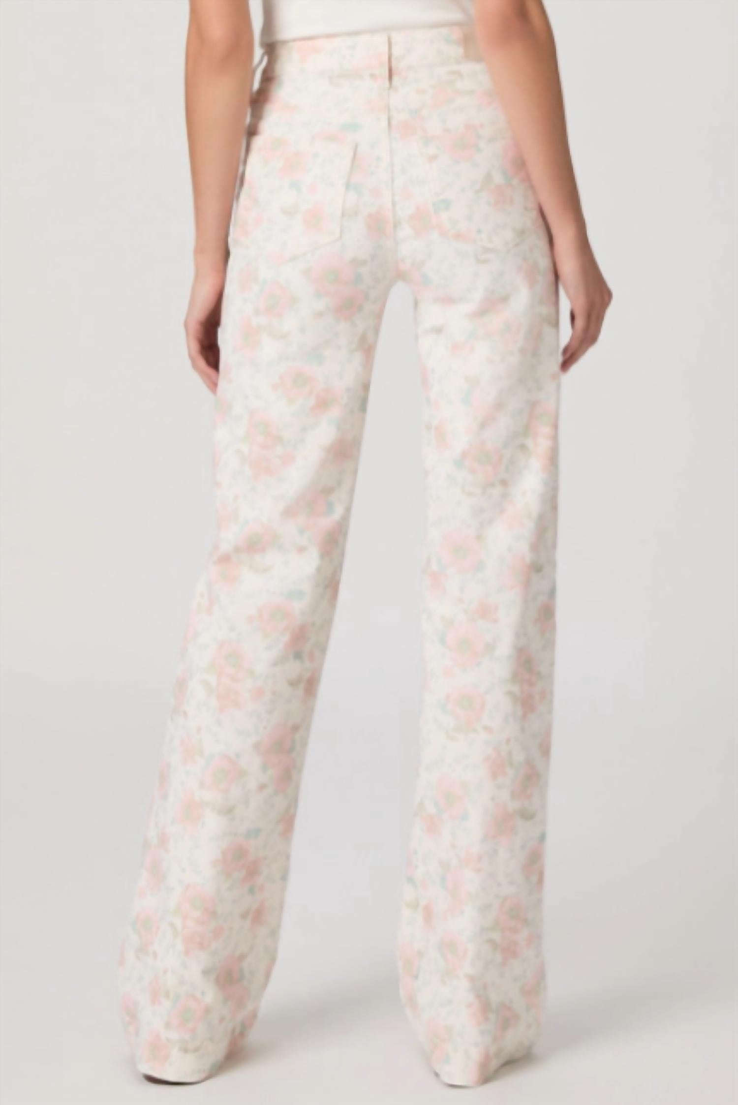 Paige - Leenah Floral Jeans