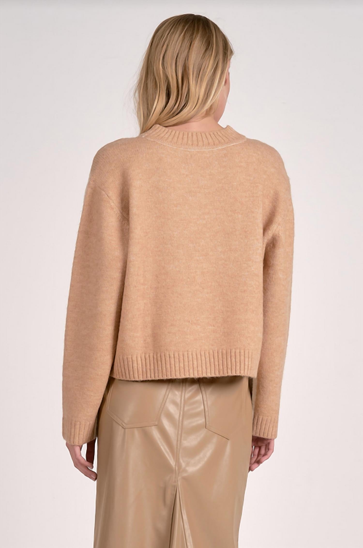Elan - Marla Colorblock Sweater
