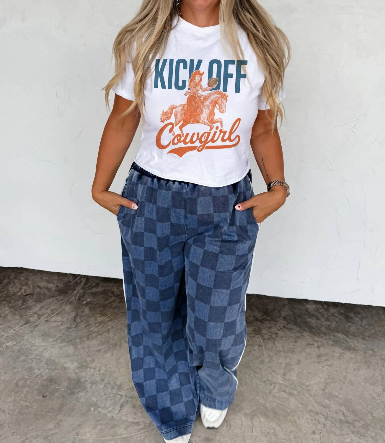 Blakeley - Game Day Kick Off Cowgirl Tee
