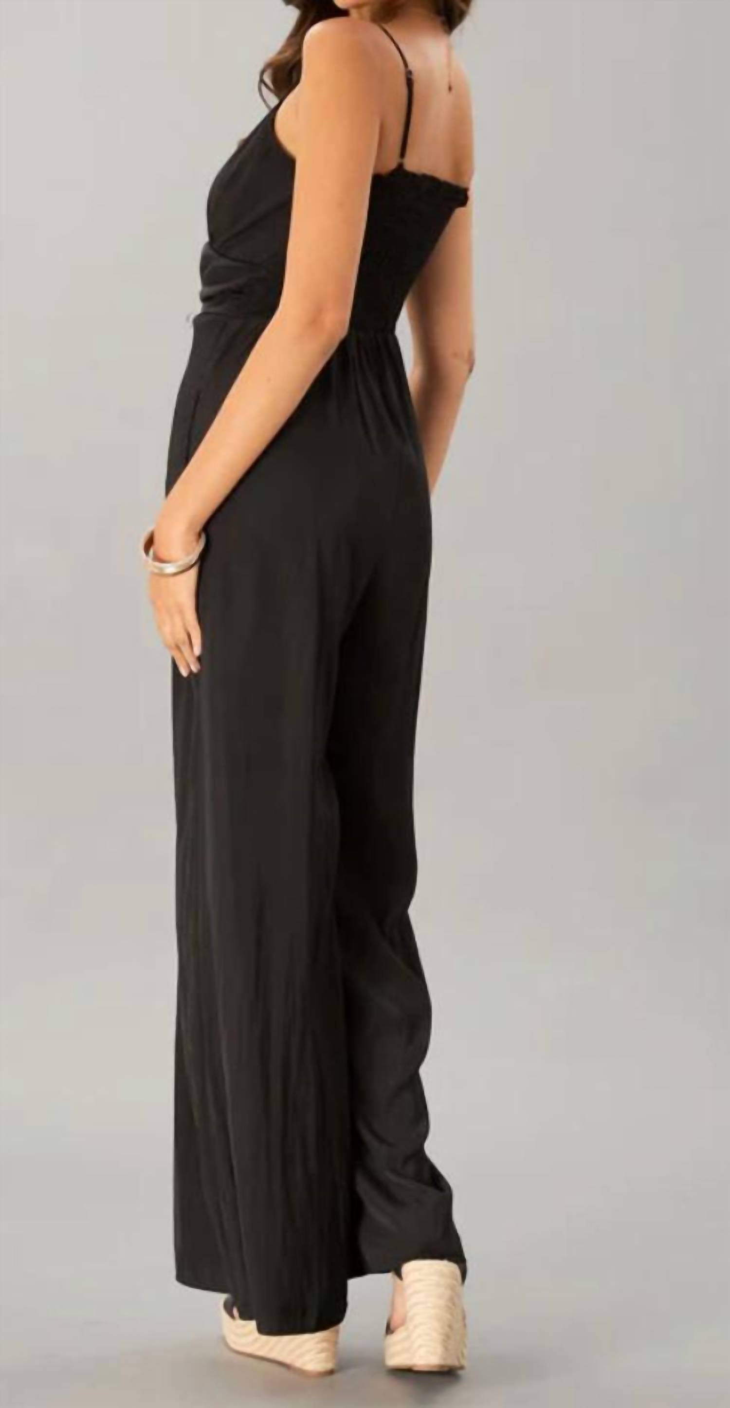 Lola & Sophie - Satin Fitted Jumpsuit