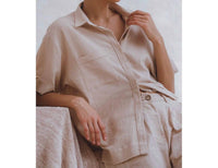 Bali Lane - Otis Short Sleeve Linen Shirt