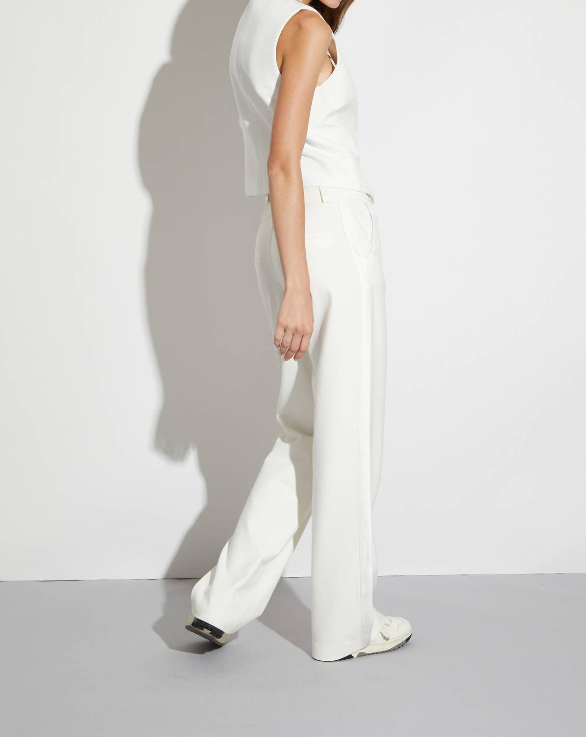 Saint Art - Cait Low-rise Straight Leg Tuxedo Pant