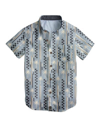 Tiny Whales - Boys' Vibe Check Button Up
