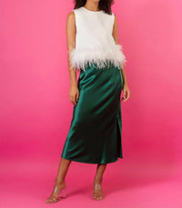 Jessie Liu - Feather Bottom Top