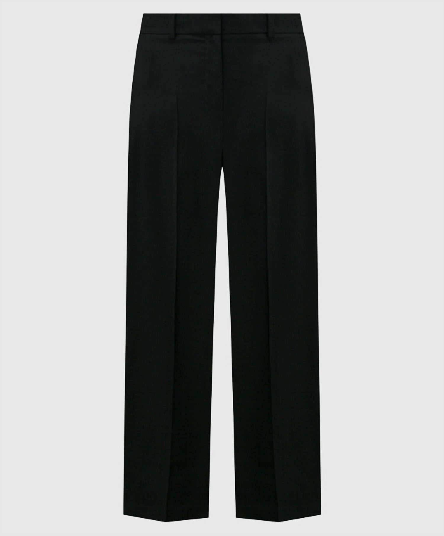 Theory - High‑rise Cropped Straight‑leg Trousers