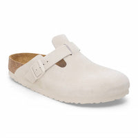 Birkenstock - WOMEN'S BOSTON SOFT FOOTBED SUEDE LEATHER CLOG - NARROW WIDTH