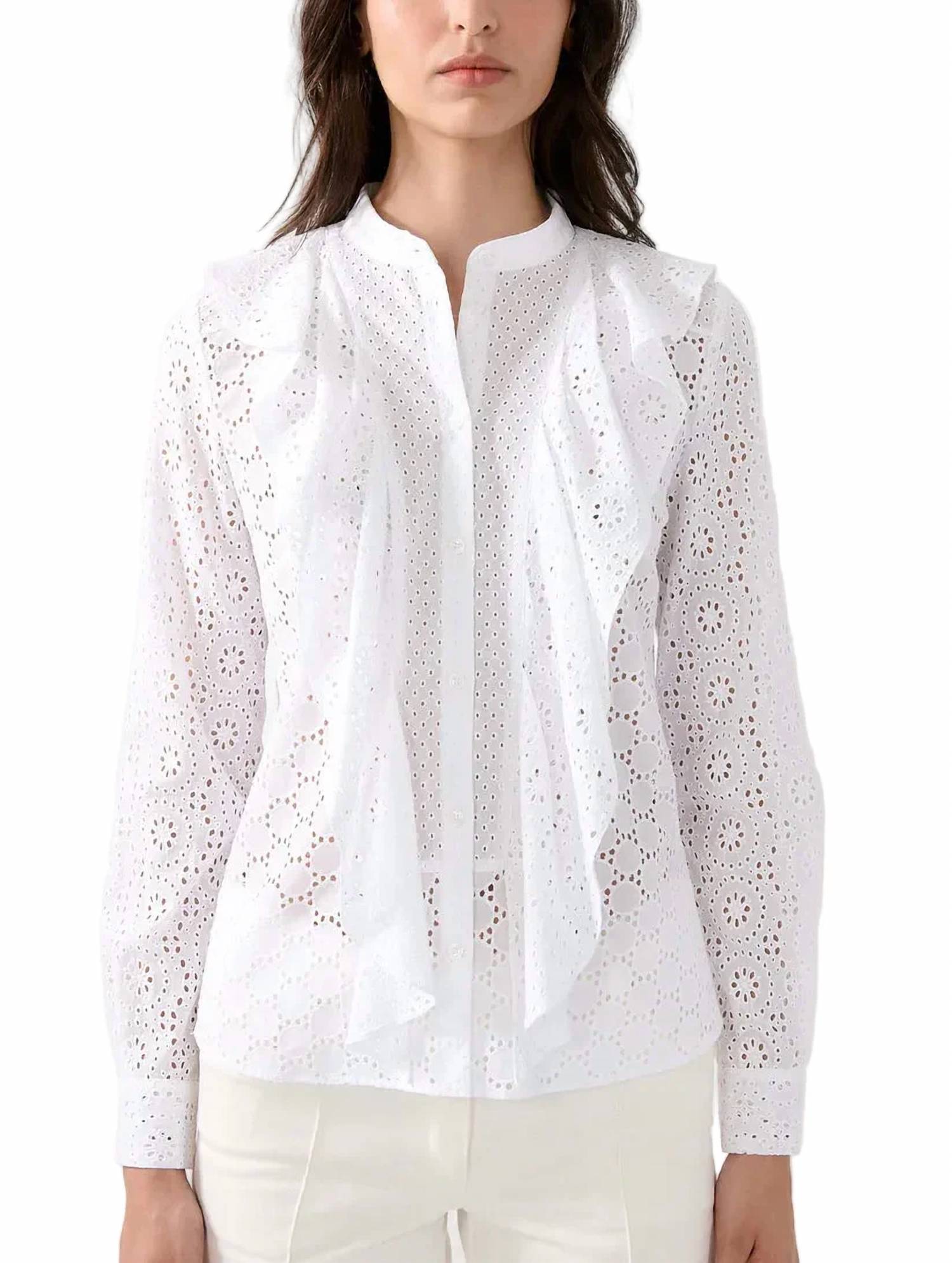 Barbara Bui - Broderie anglaise shirt