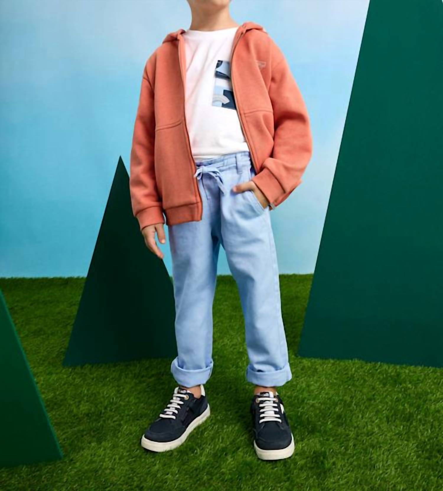 Mayoral - Boy's Linen Trousers With Drawstring