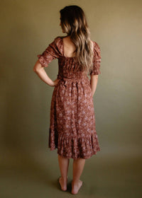 Dress Forum - Montbretia Floral Midi Dress