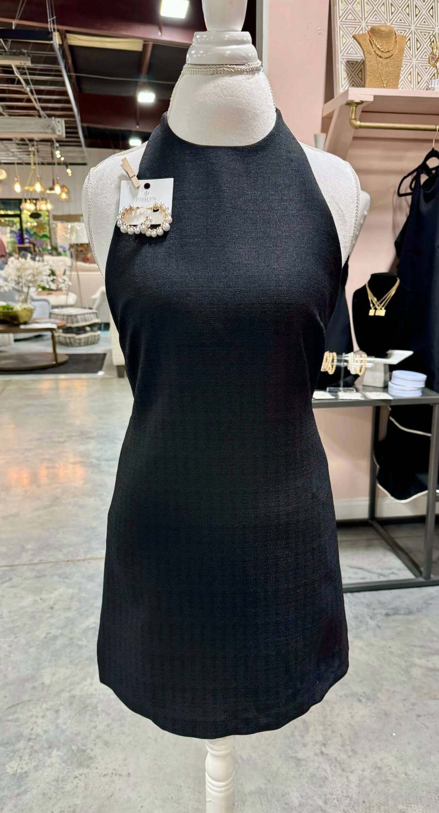 Glam - Halter Back-bow Dress