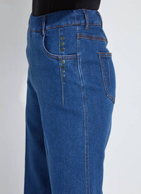 Lysse - Simone High-Waist Studded Wide Leg Jean